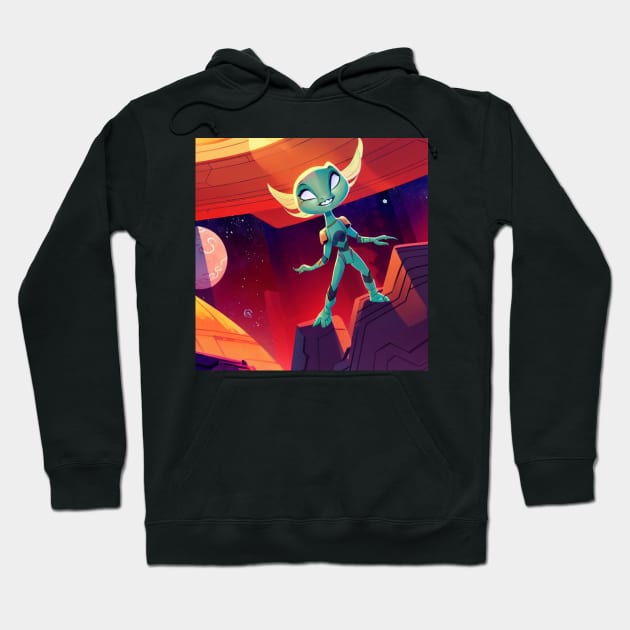 Life on Mars Hoodie by moonister